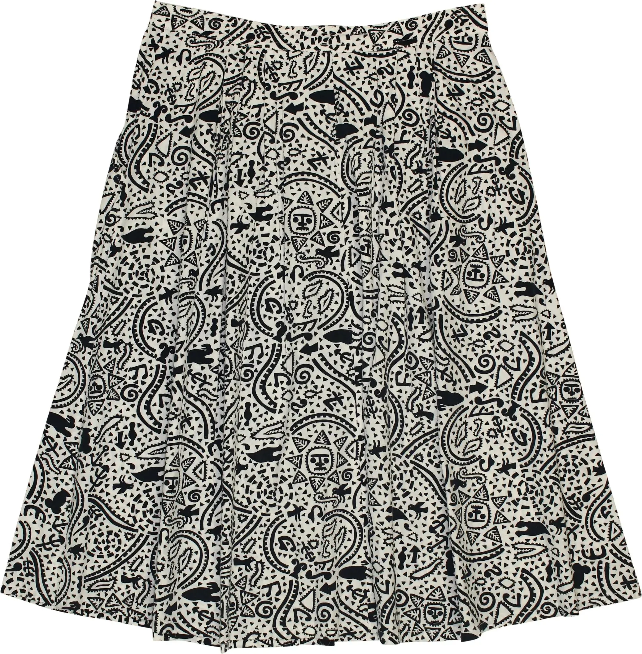 80s Patterned Skirt | ThriftTale