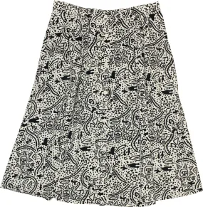 80s Patterned Skirt | ThriftTale