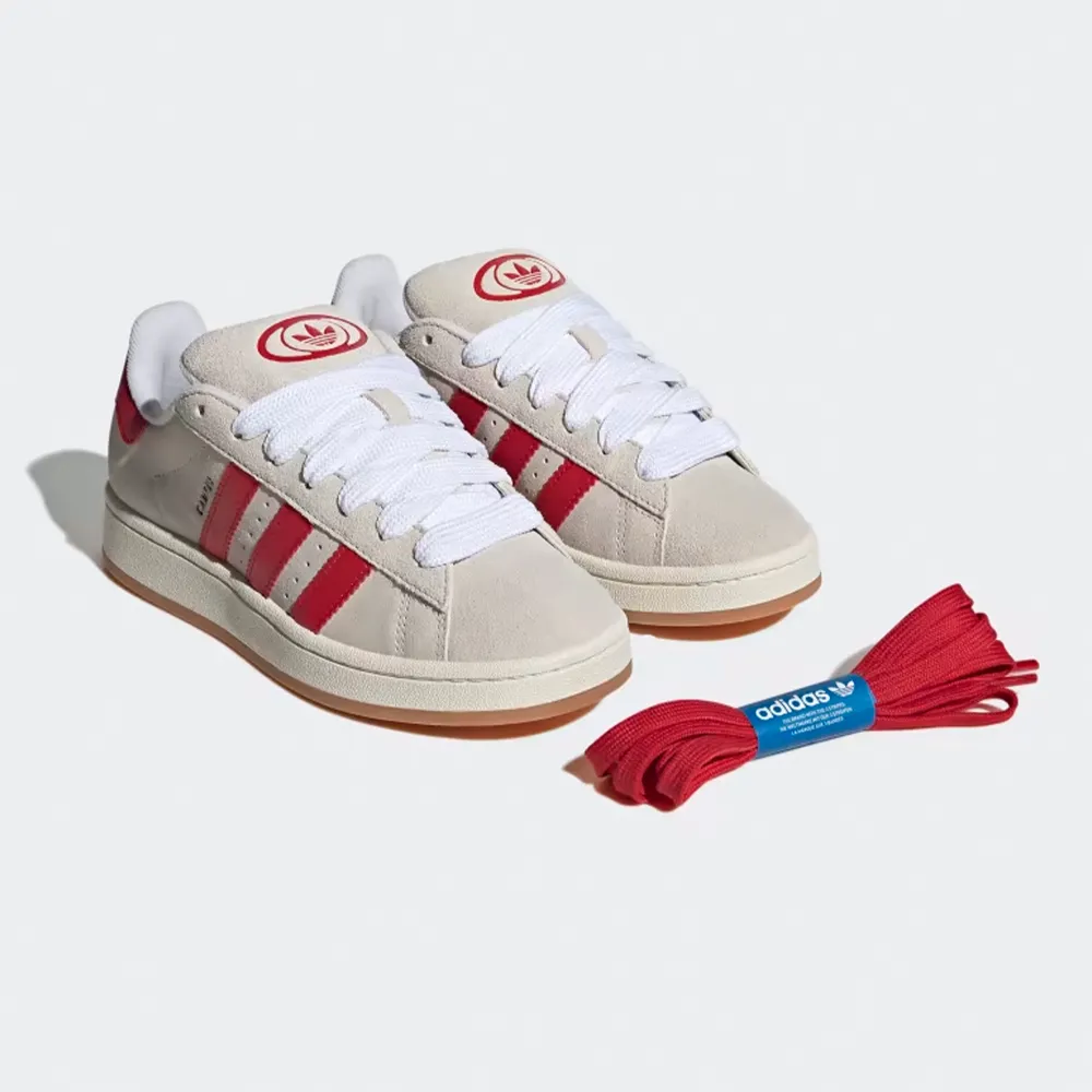 Adidas Campus 00's "Crystal White Better Scarlet"