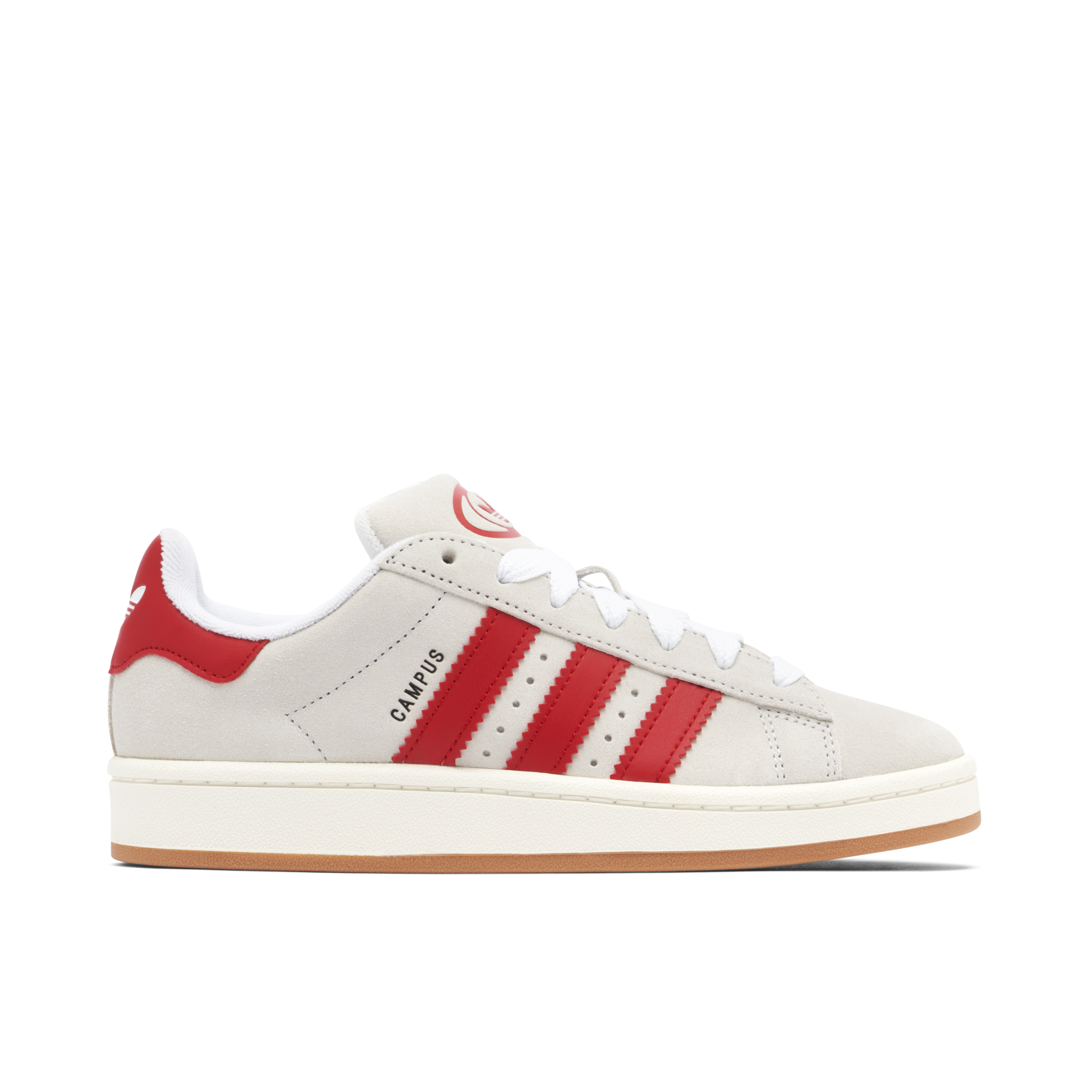 Adidas Campus 00s Crystal White Scarlet Womens | GY0037 | Laced