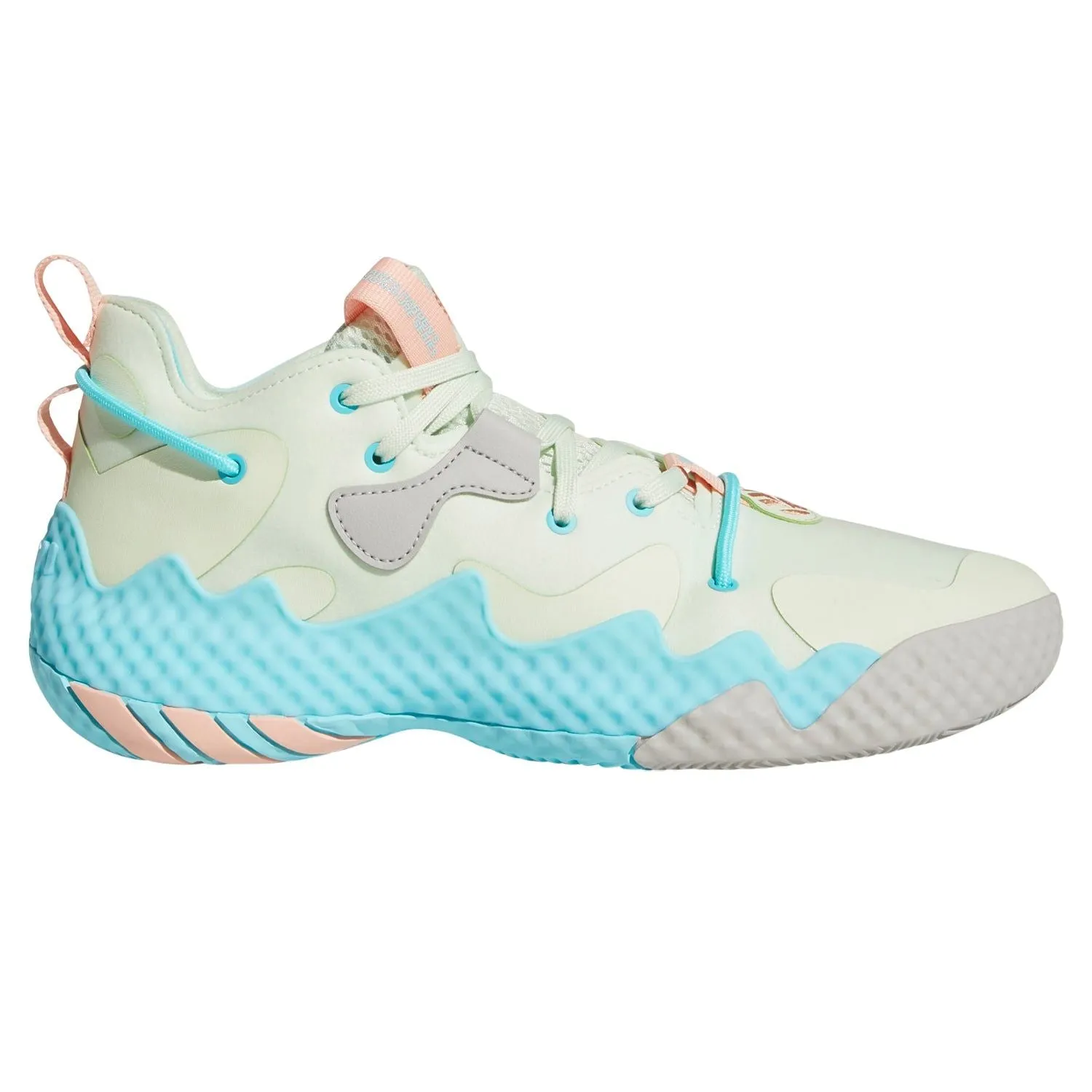 adidas Harden Vol. 6 Basketball Shoes - Gren Mist / Pulse Aqua