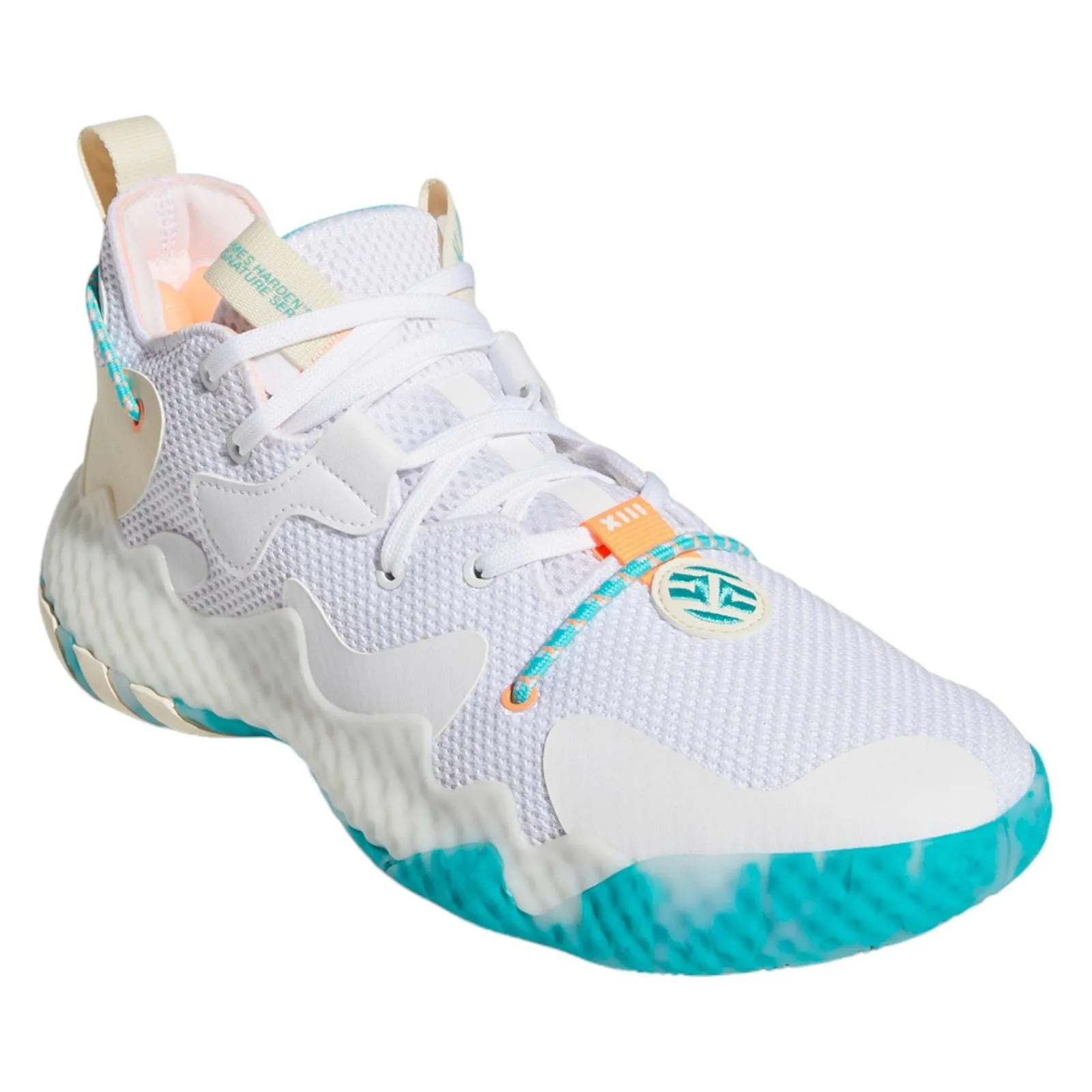 adidas Harden Vol. 6 The Bahamas Basketball Shoes - White