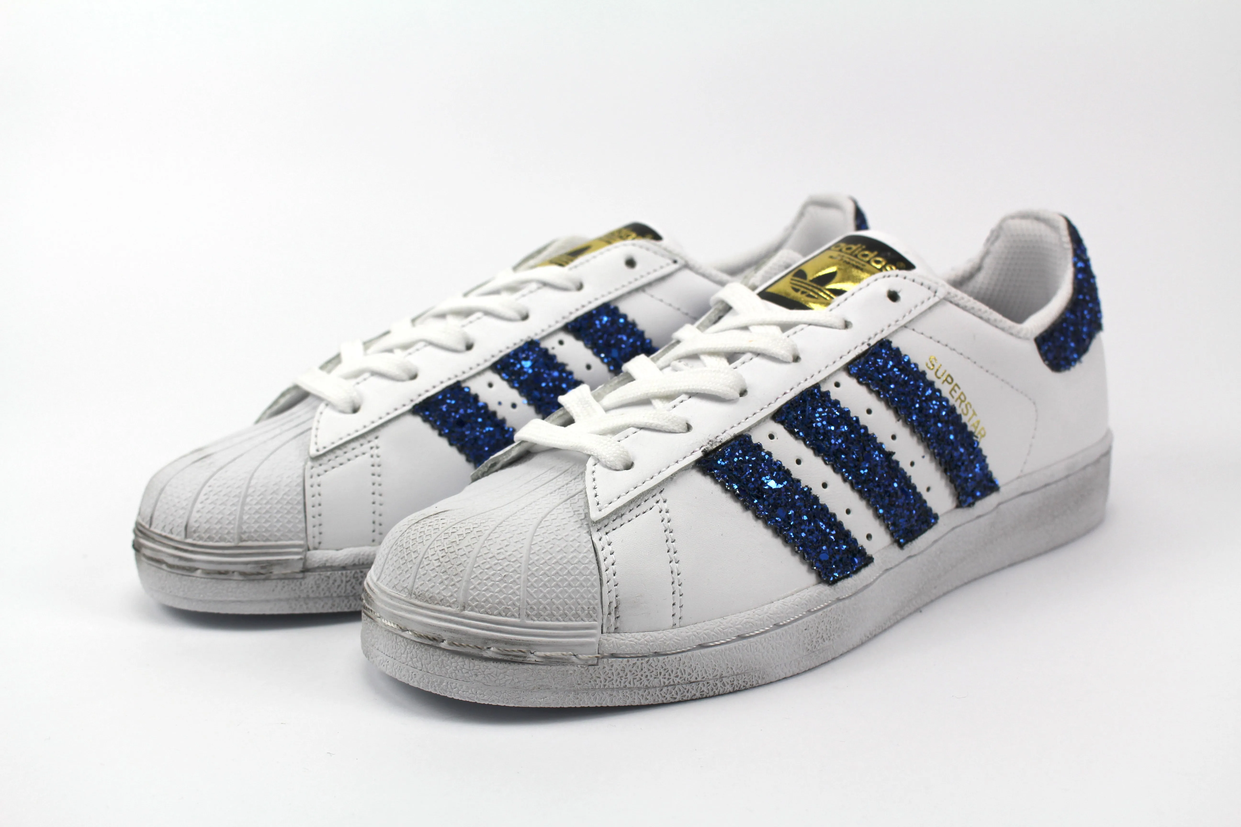 Adidas Superstar Blu Glitter