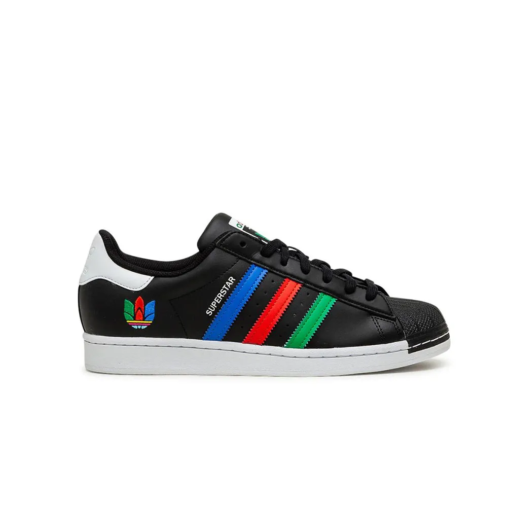 Adidas Superstar Core Black / Green / Cloud White FU9520