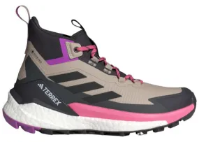 adidas Terrex Free Hiker 2.0 Gore-Tex Wonder Beige Pink Fusion Aurora Black (Women's)