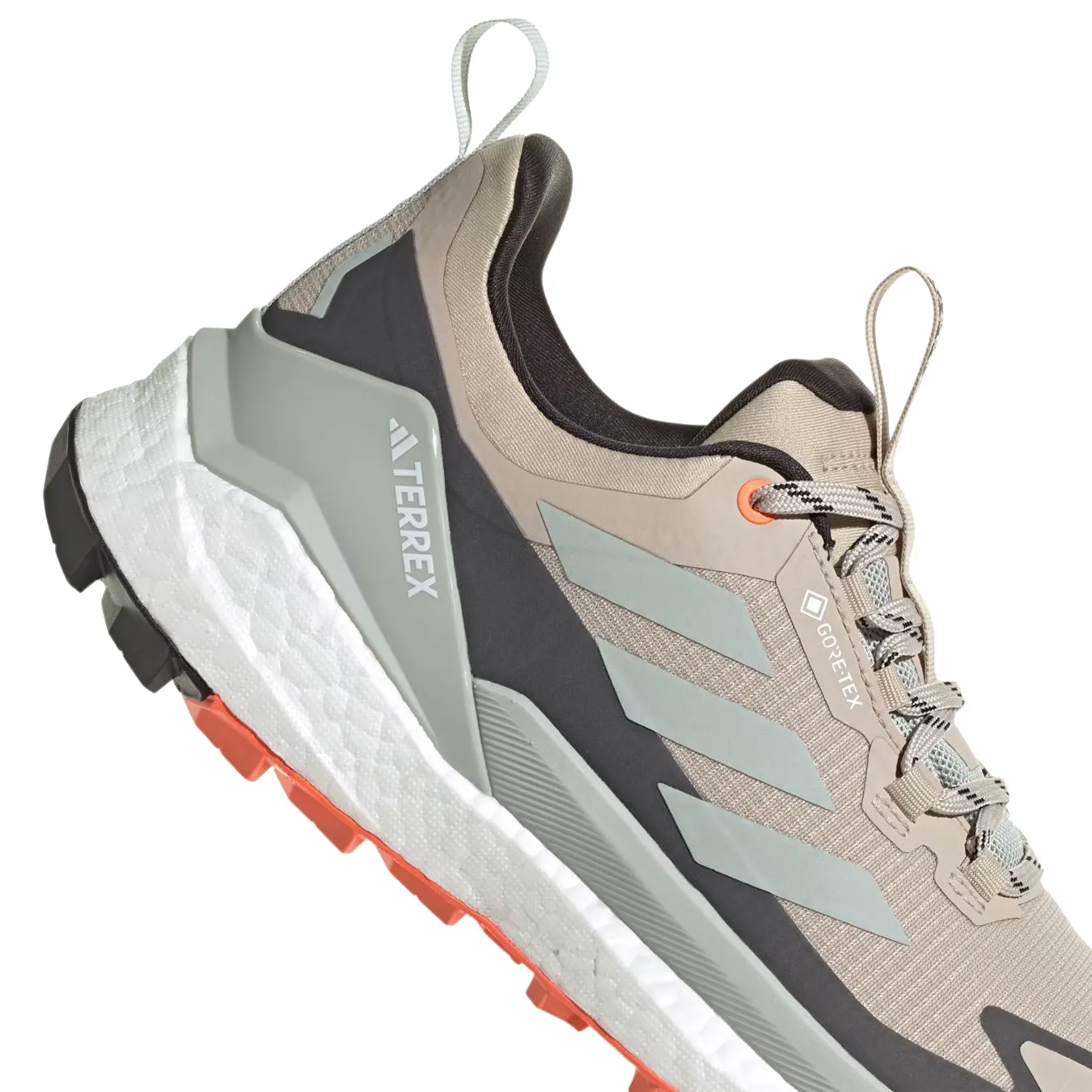 Adidas Terrex Womens Free Hiker 2.0 Low Gore-Tex Wonder Beige / Core Black / Semi Impact Orange