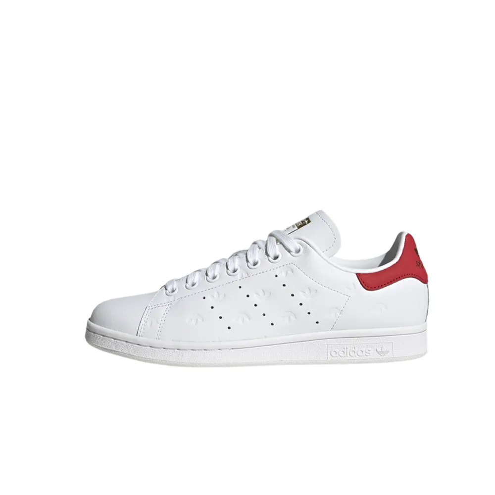 Adidas Women’s Stan Smith Cloud White / Better Scarlet / Gold Metallic FZ6370