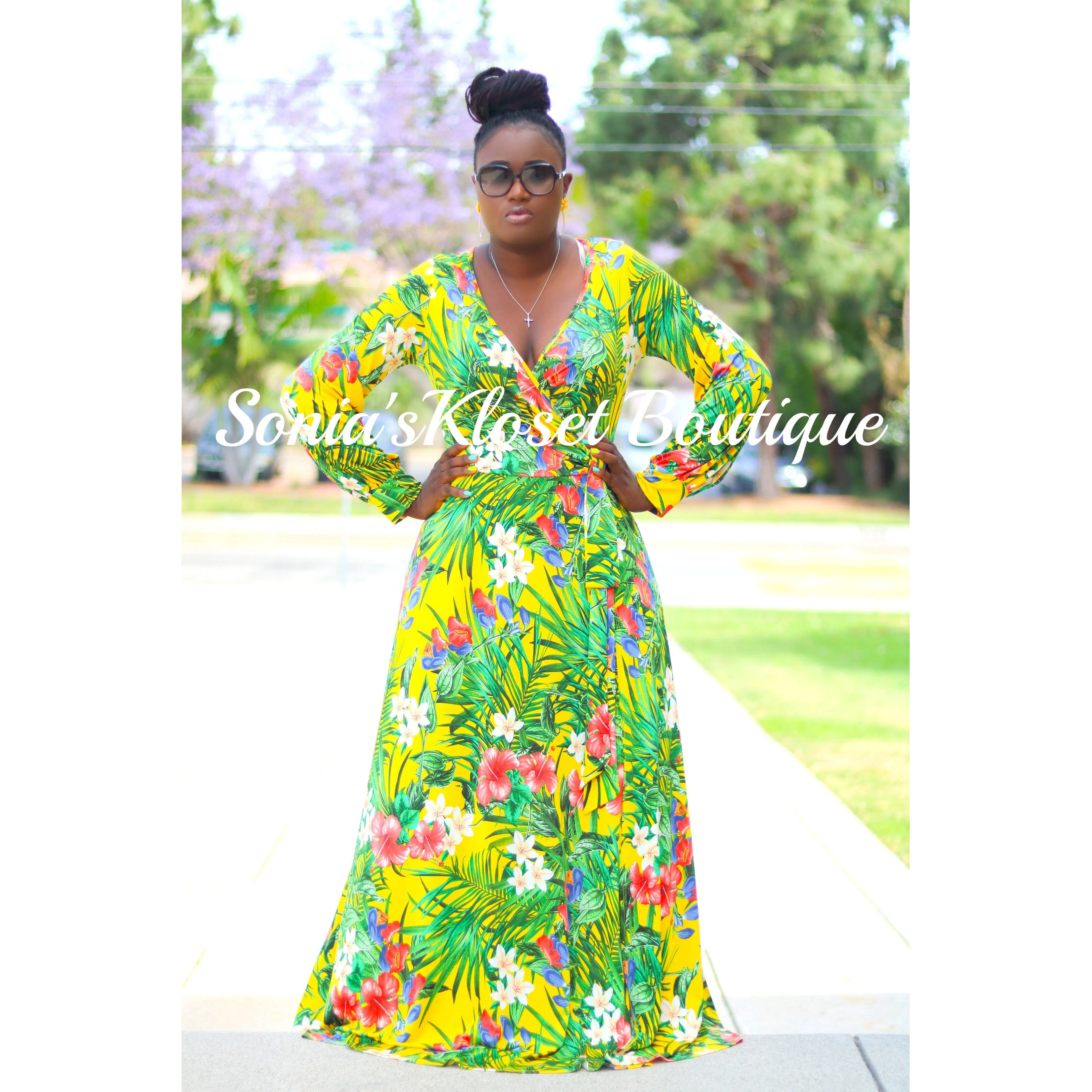 BLOSSOMING MAXI DRESS