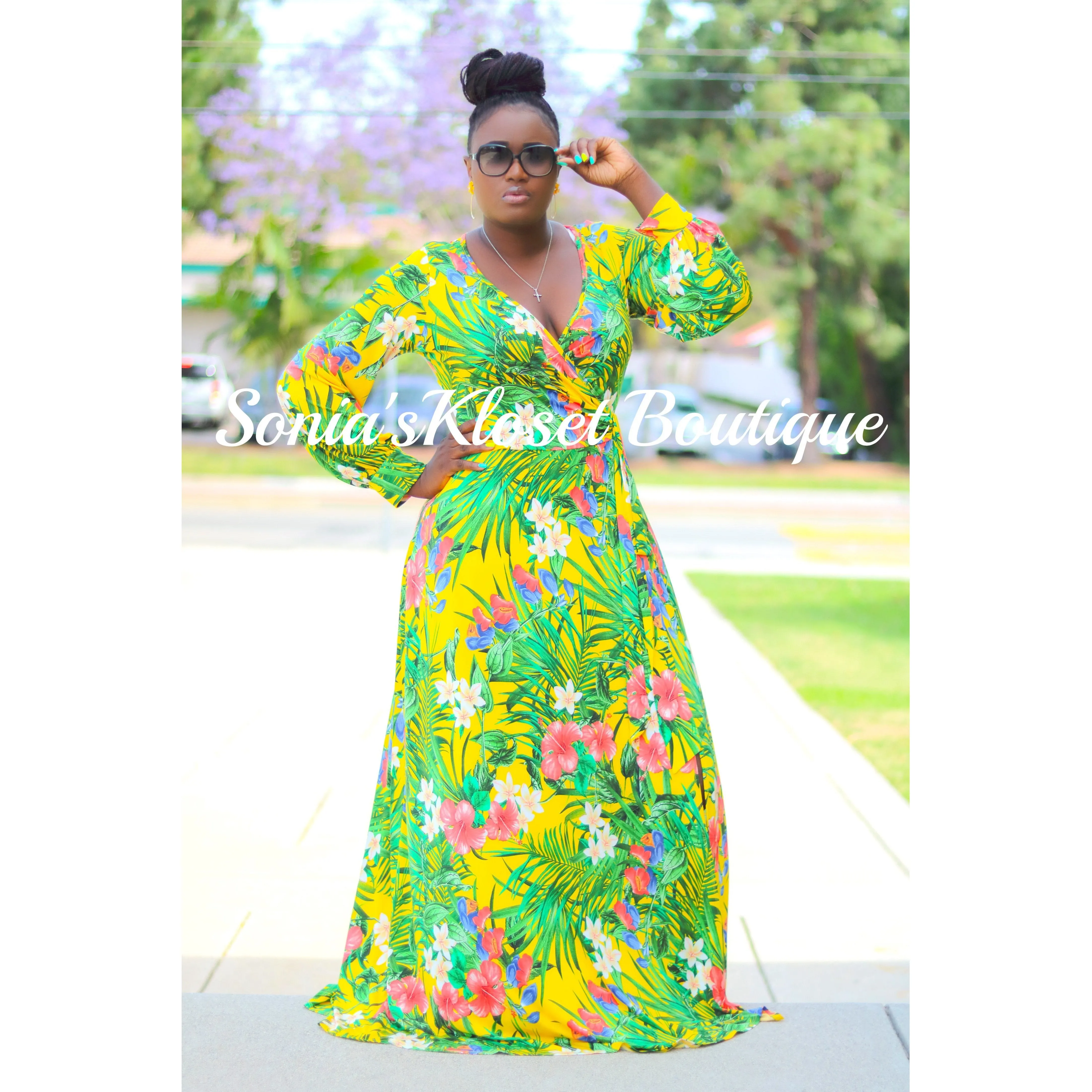 BLOSSOMING MAXI DRESS