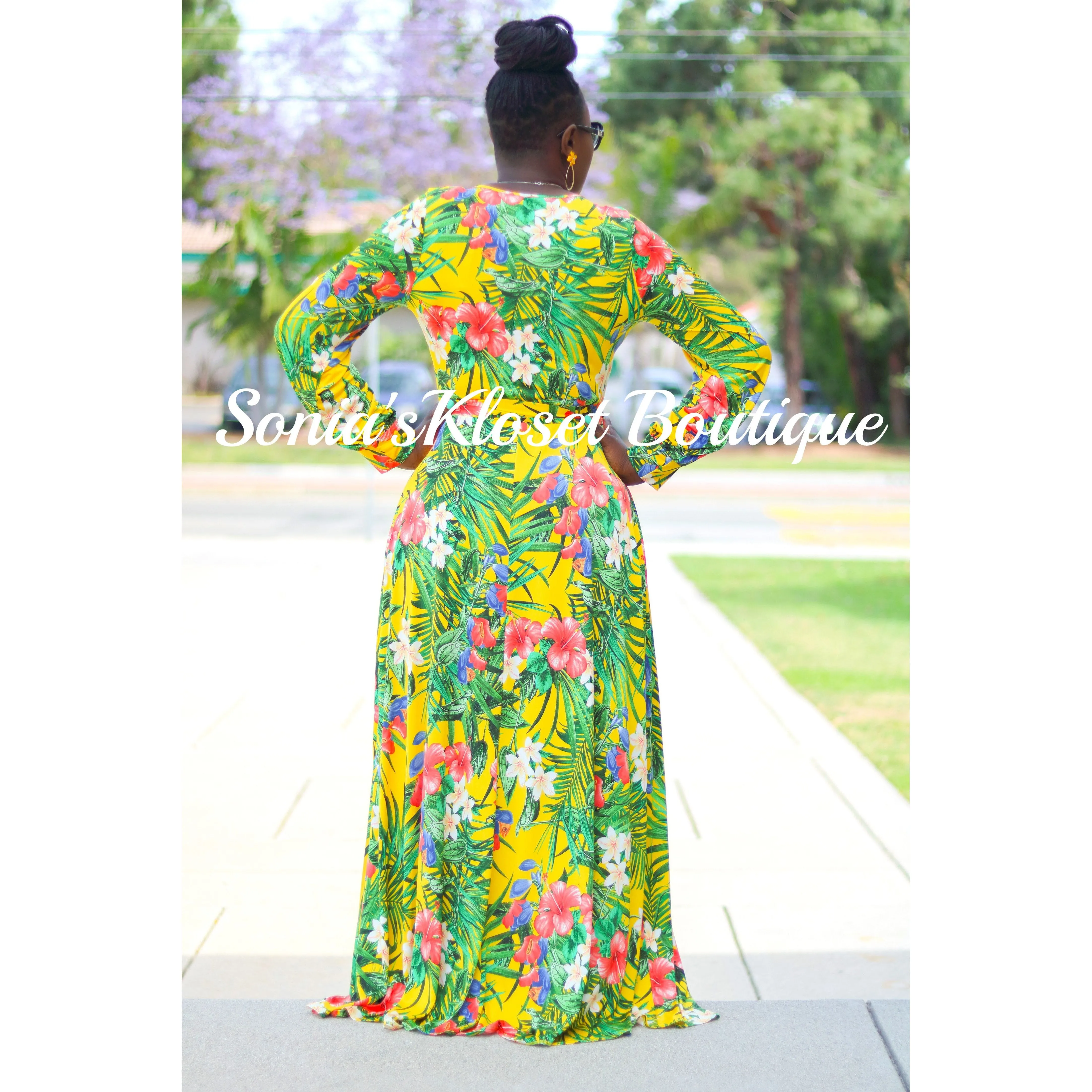 BLOSSOMING MAXI DRESS