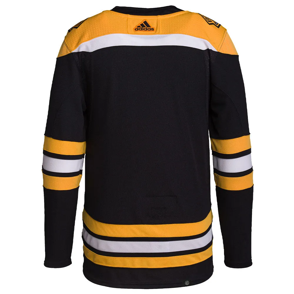 BOSTON BRUINS ADIDAS ADIZERO PRIMEGREEN AUTHENTIC BLACK HOME JERSEY