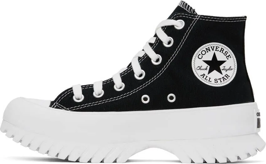 Converse Black & White Chuck Taylor All Star Lugged 2.0 High Sneakers