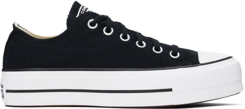 Converse Black Chuck Taylor All Star Lift Low Sneakers