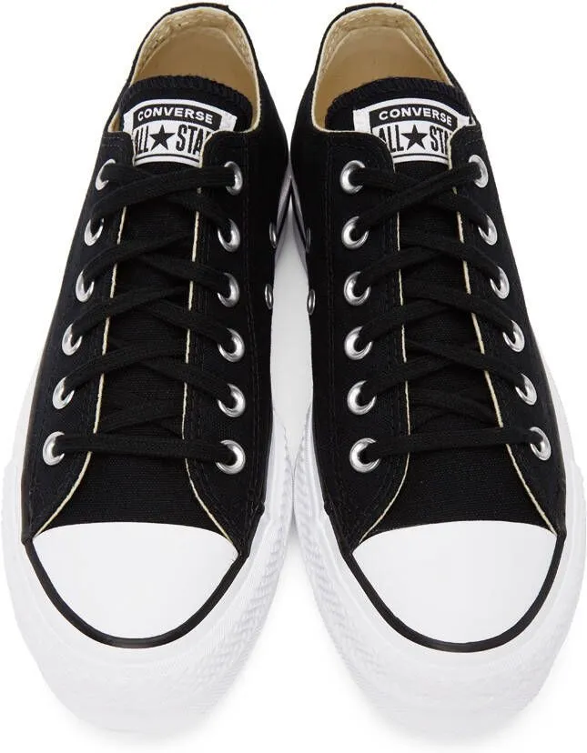 Converse Black Chuck Taylor All Star Lift Low Sneakers