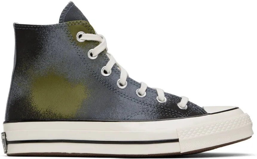 Converse Blue Chuck 70 Spray Paint Sneakers