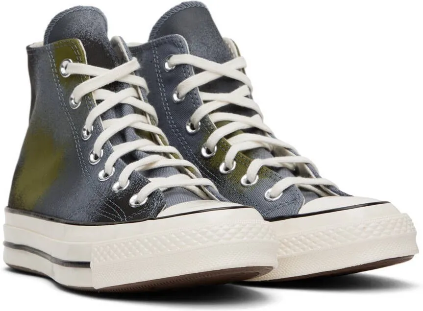 Converse Blue Chuck 70 Spray Paint Sneakers