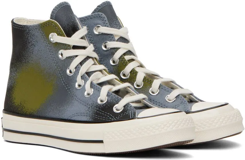 Converse Blue Chuck 70 Spray Paint Sneakers