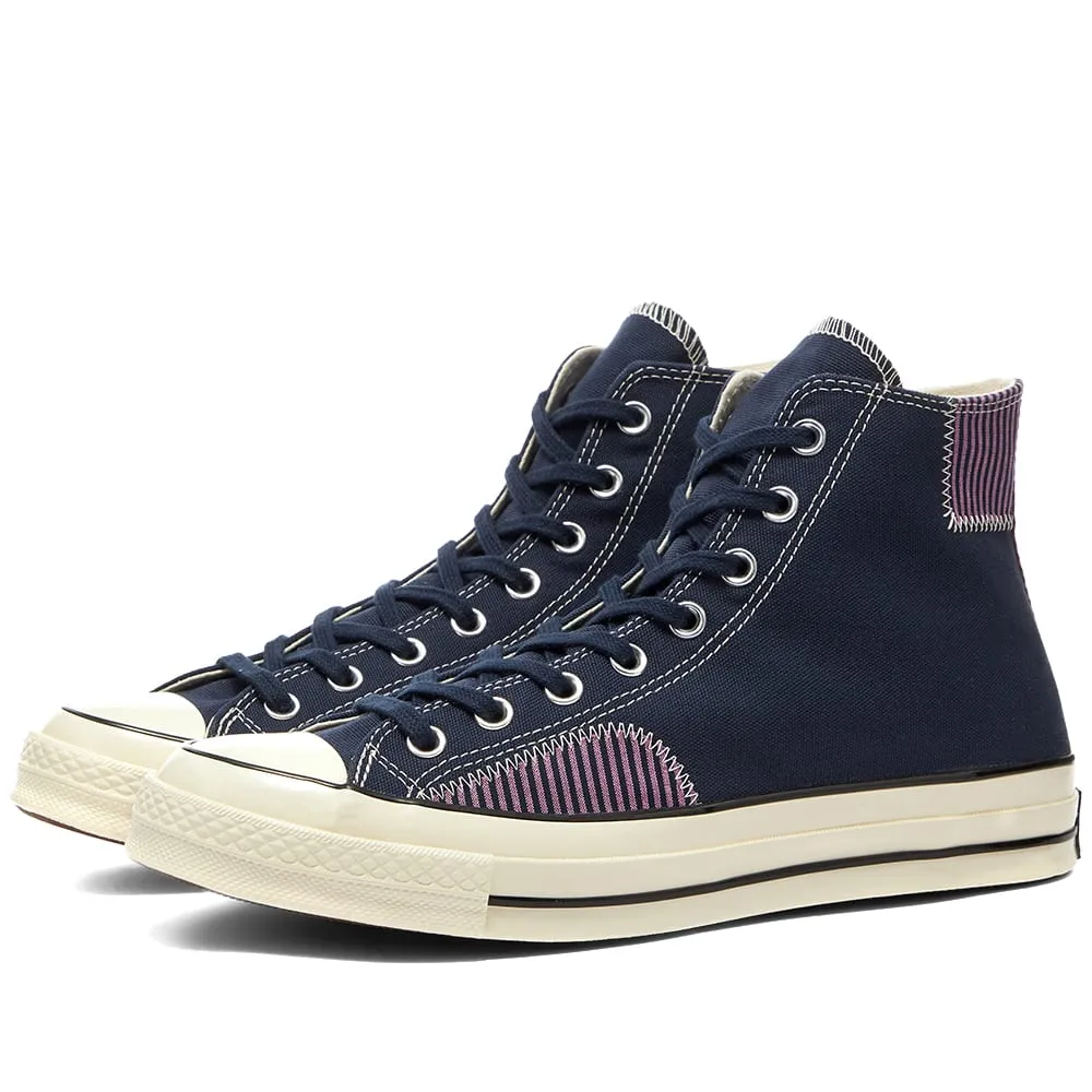 Converse Chuck Taylor 1970s Nautical Prep HiObsidian, Peony Pink & Egret