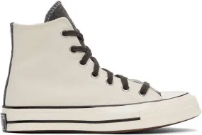 Converse SSENSE Exclusive Off-White & Grey Chuck 70 Hi Sneakers