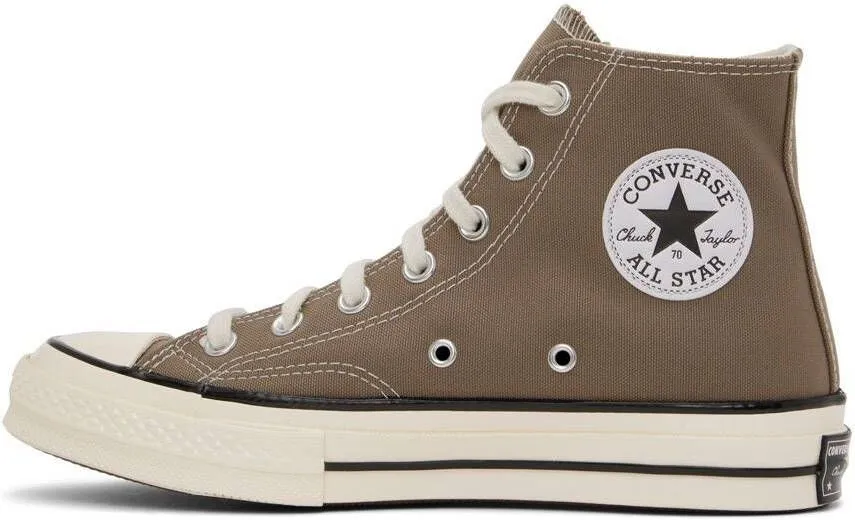 Converse Taupe Chuck 70 High-Top Sneakers