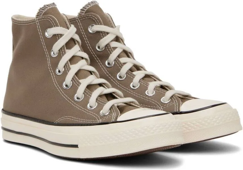 Converse Taupe Chuck 70 High-Top Sneakers