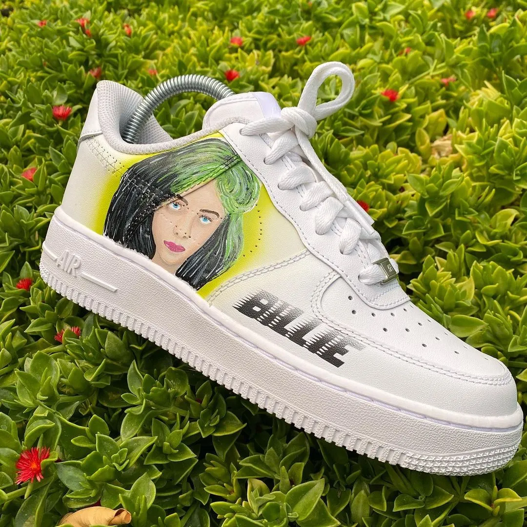 Custom Nike Air Force 1 Billie Eilish