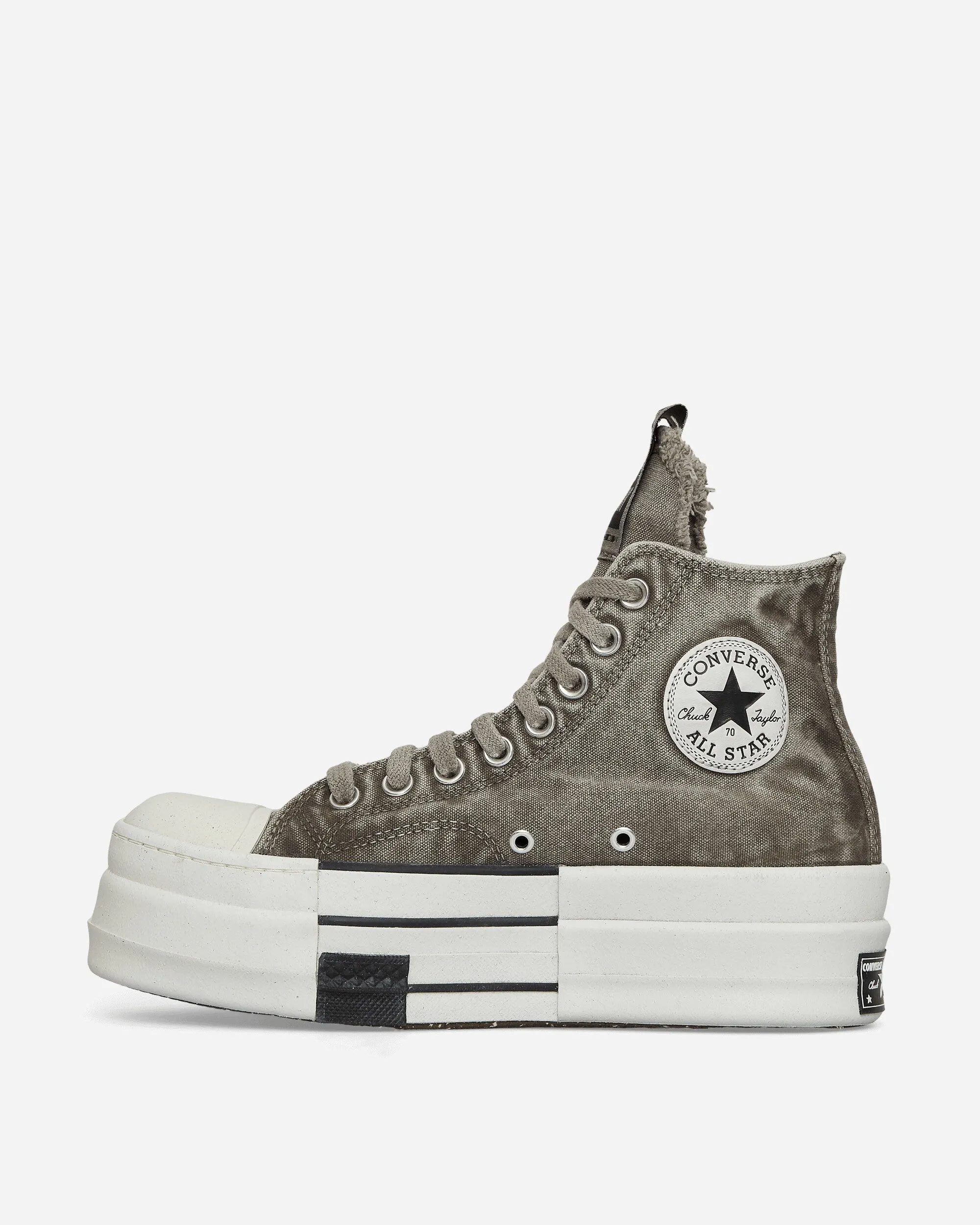 DRKSHDW DBL DRKSTR OVERDYE Chuck 70 Hi Sneakers Concrete