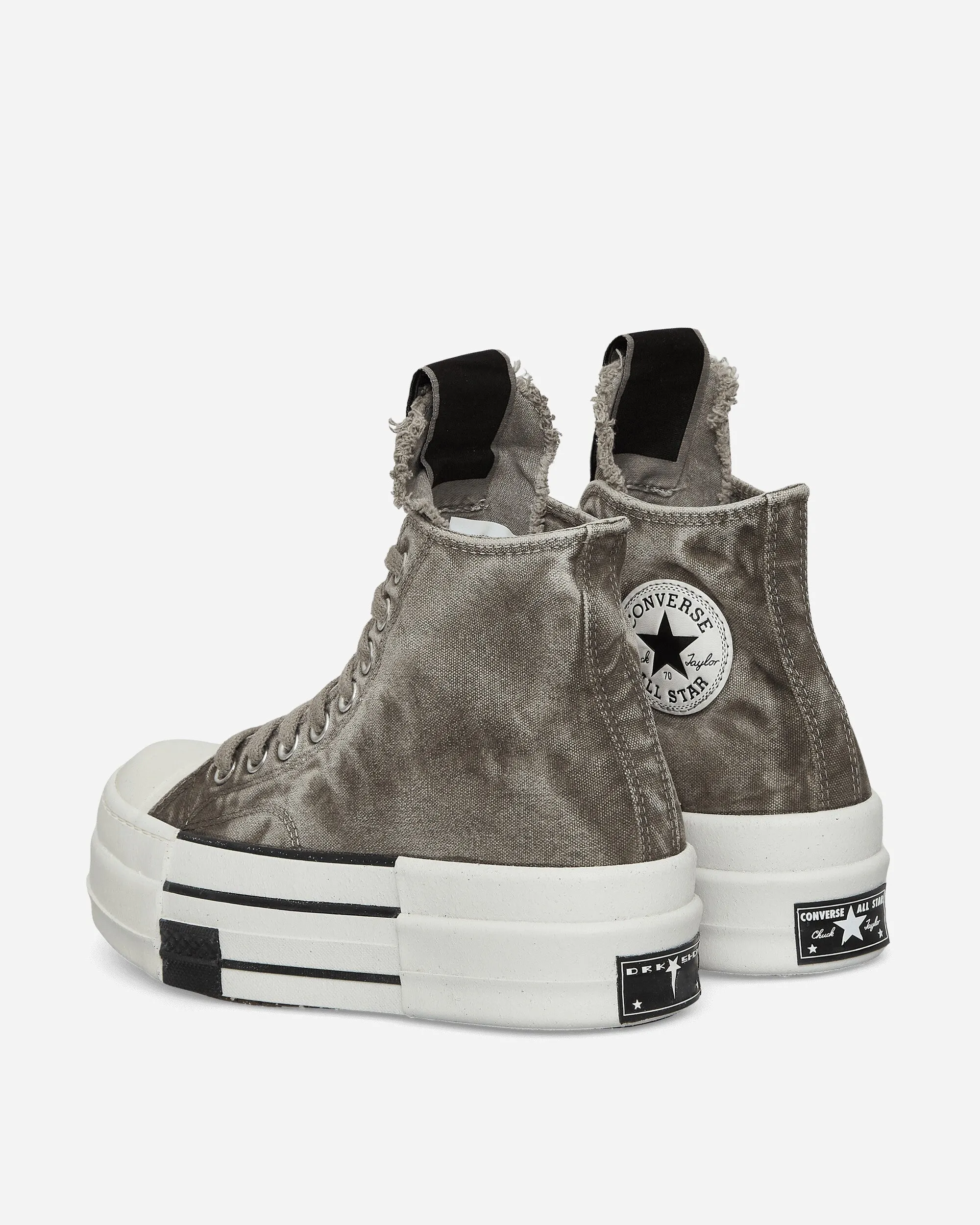 DRKSHDW DBL DRKSTR OVERDYE Chuck 70 Hi Sneakers Concrete