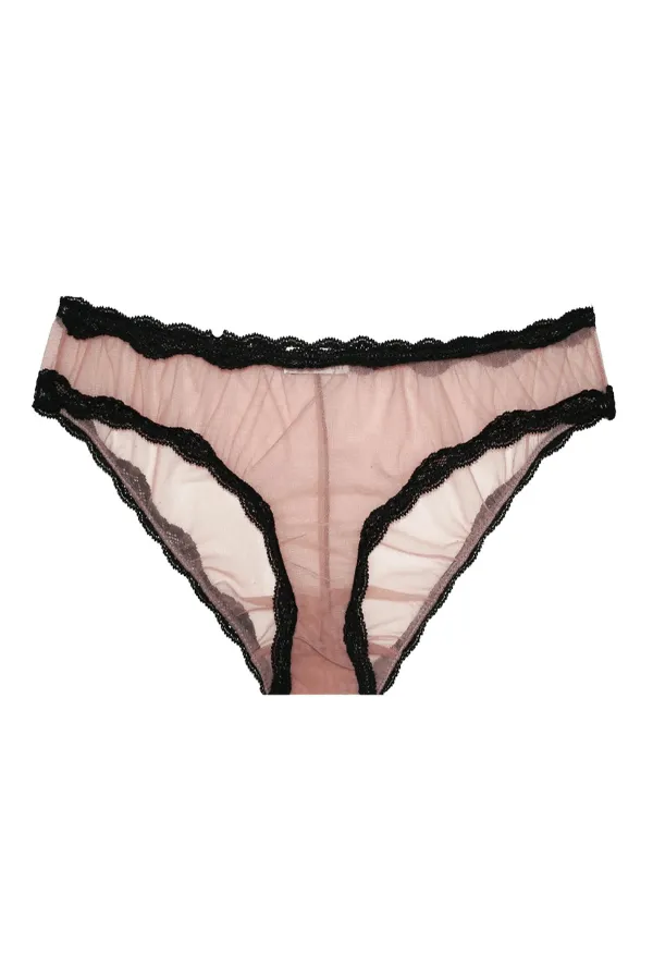  Fleur du Mal     Sheer Tulle Bikini- Petal