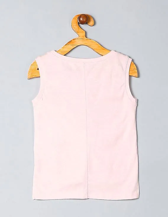 GAP Girls Pink Logo Tank