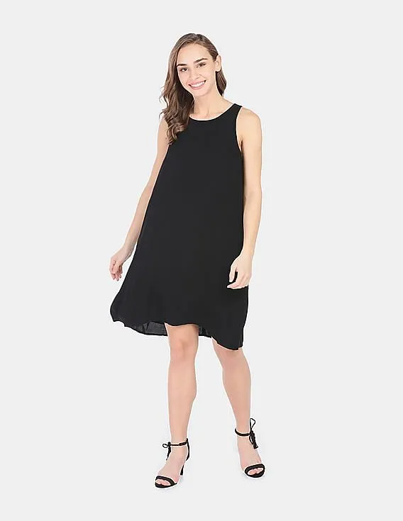 GAP Women Black Swing Tank Dress