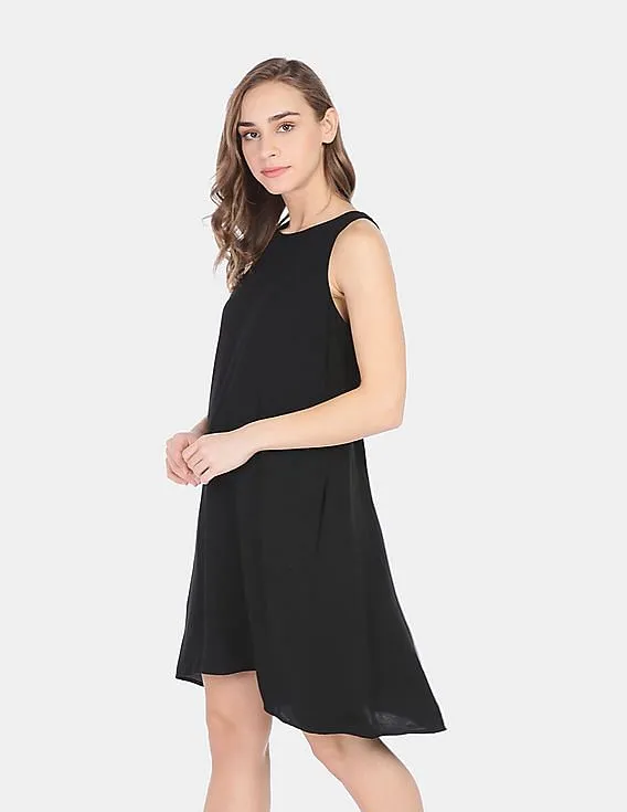 GAP Women Black Swing Tank Dress