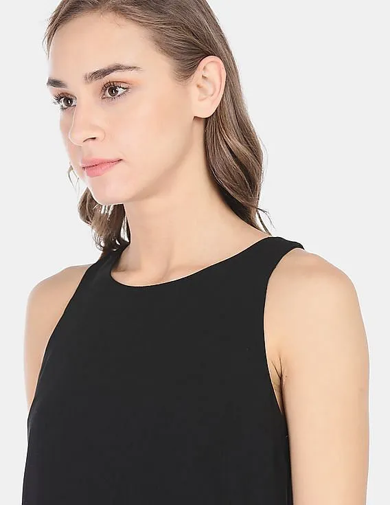 GAP Women Black Swing Tank Dress