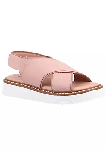 Girls Pink Mini Clarissa Sandals by Hush Puppies | Look Again