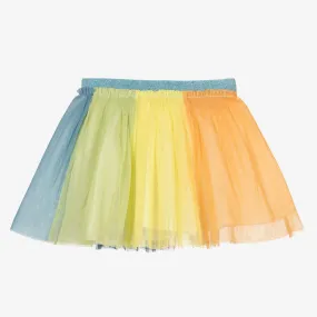 Girls Rainbow Tulle Skirt