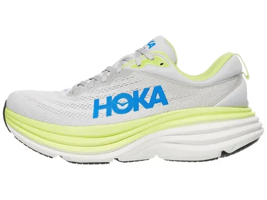 Hoka | Bondi 8 | Men's | Stardust/Lettuce