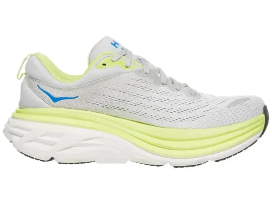 Hoka | Bondi 8 | Men's | Stardust/Lettuce