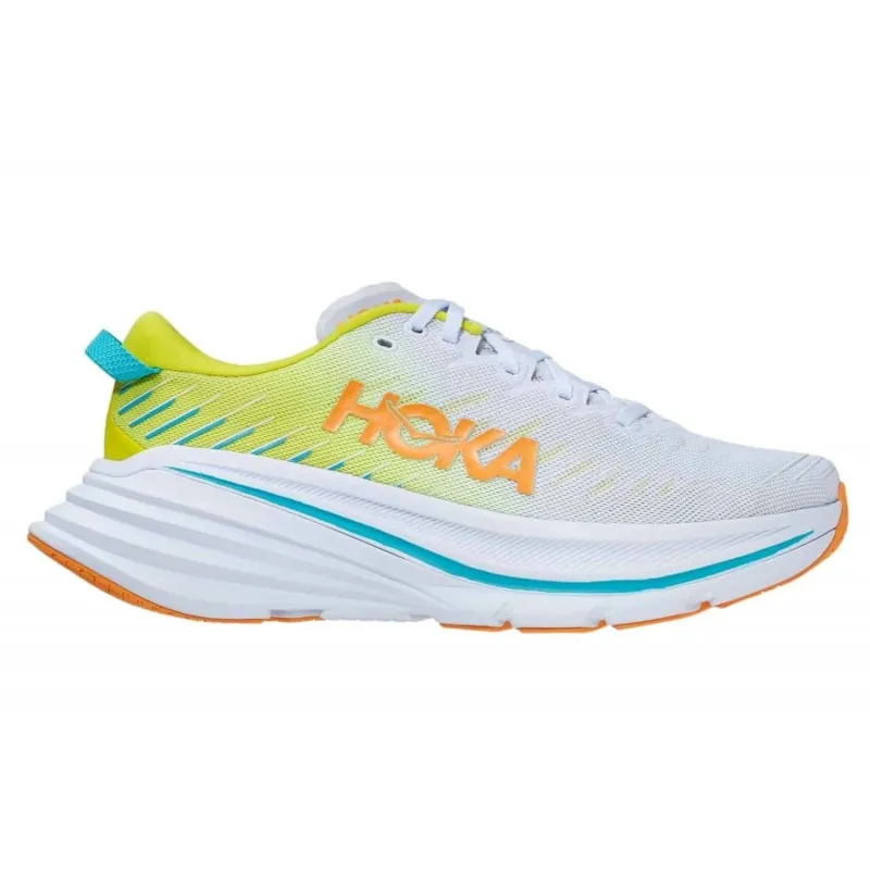 HOKA BONDI X WHITE/EVENING PRIMROSE FOR MEN'S