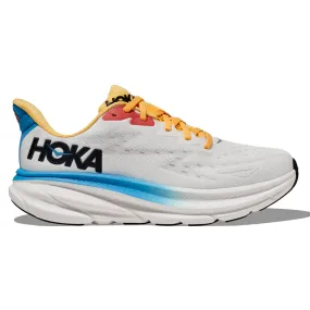 Hoka Clifton 9 Blanc De Blanc/Swim Day Running Shoe (Women's)