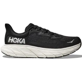 Hoka Men's Arahi 7 Wide Fit Running Shoes Black / White