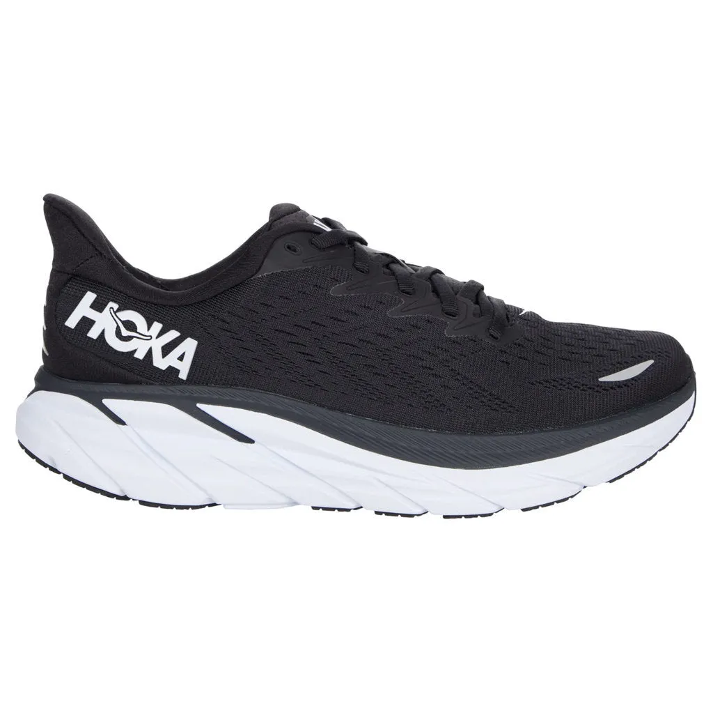 Hoka Mens Trainers Clifton 8 Lace-Up Low-Top Running Mesh - UK 9