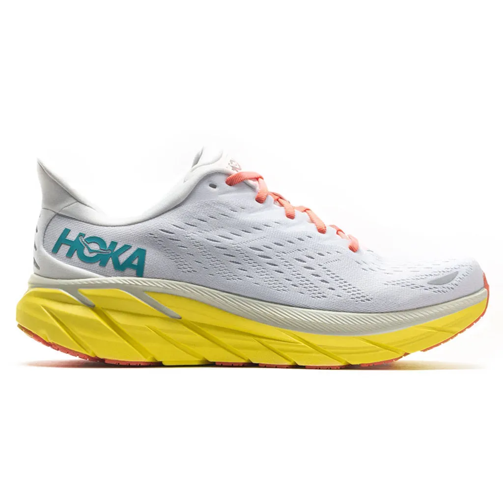 Hoka Mens Trainers Clifton 8 Lace-Up Low-Top Running Textile - UK 11.5