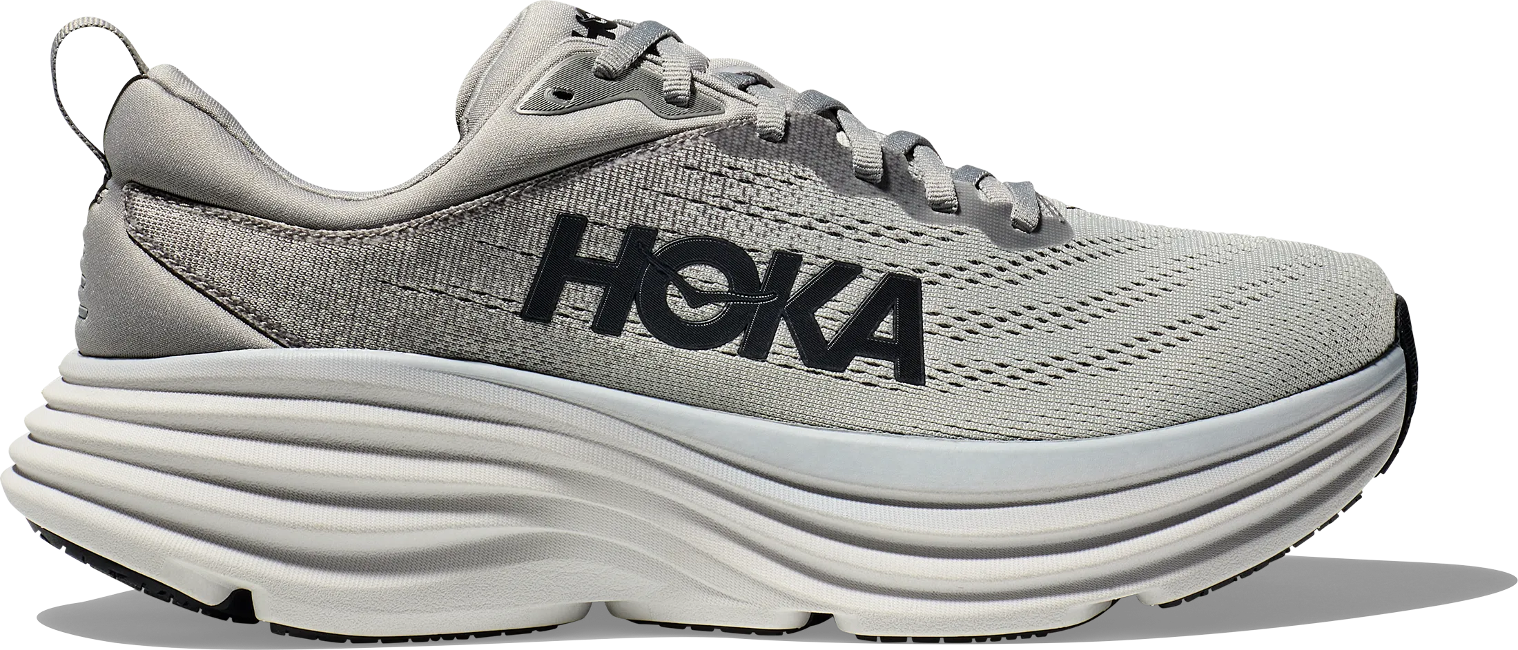 Hoka Men's Bondi 8 Wide Sharkskin/Harbor Mist | Buy Hoka Men's Bondi 8 Wide Sharkskin/Harbor Mist here | Outnorth