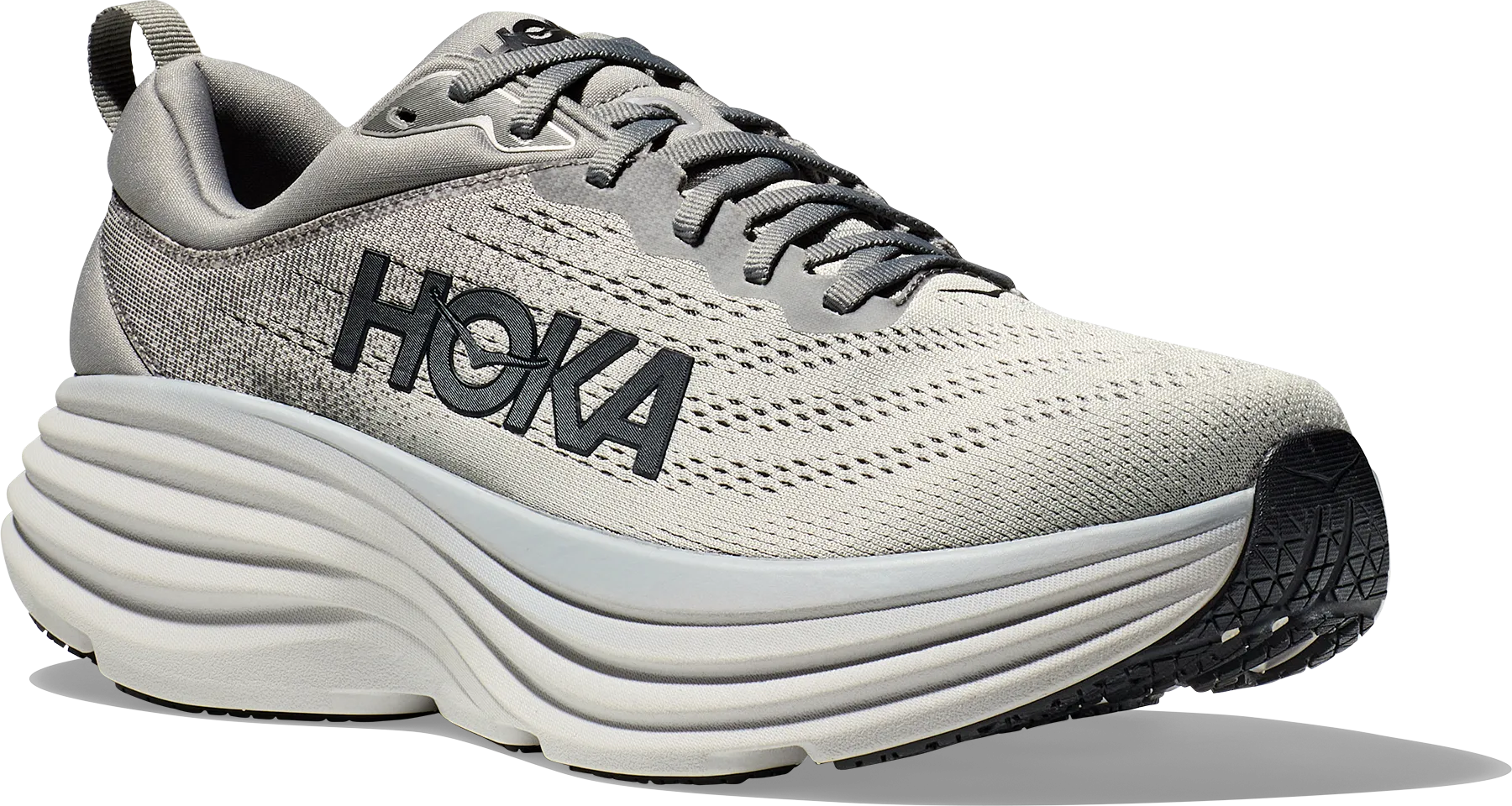 Hoka Men's Bondi 8 Wide Sharkskin/Harbor Mist | Buy Hoka Men's Bondi 8 Wide Sharkskin/Harbor Mist here | Outnorth