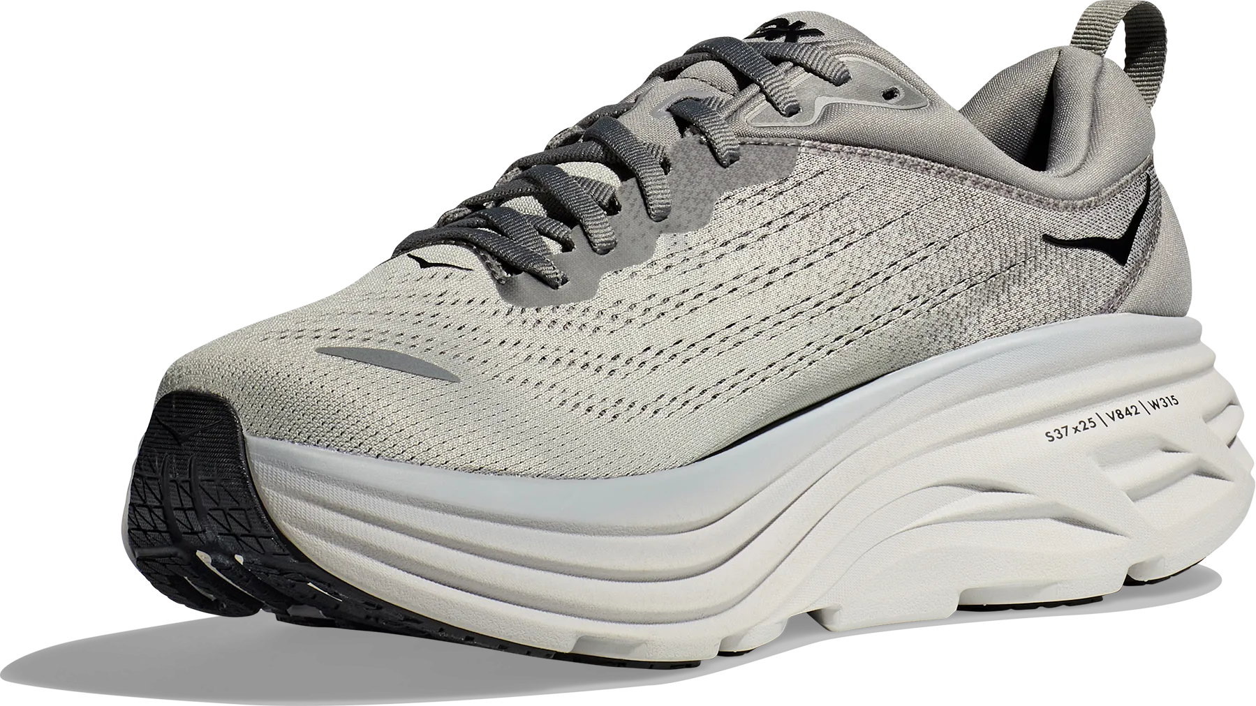 Hoka Men's Bondi 8 Wide Sharkskin/Harbor Mist | Buy Hoka Men's Bondi 8 Wide Sharkskin/Harbor Mist here | Outnorth