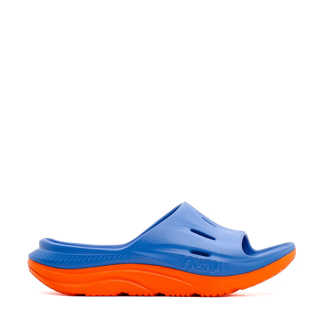 Hoka One One Junior Ora Recovery Slide 3 Coastal Sky Vibrant Orange 1134471-CSVO