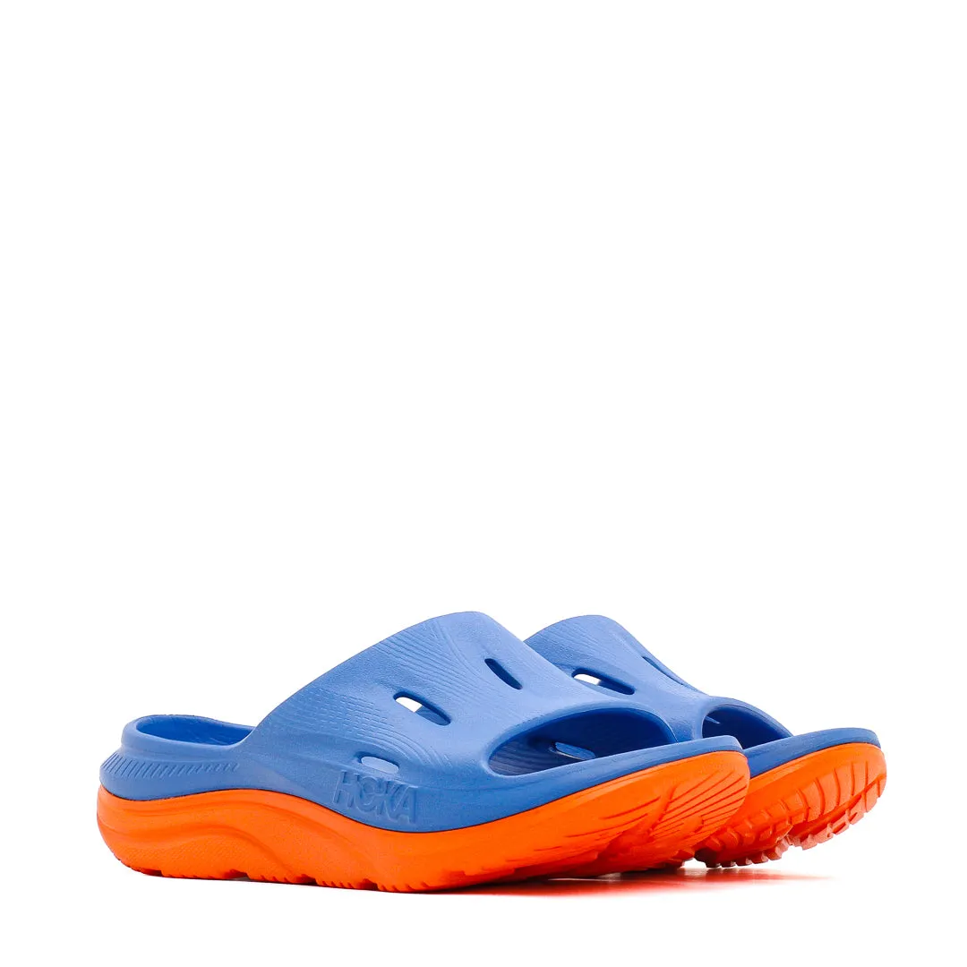 Hoka One One Junior Ora Recovery Slide 3 Coastal Sky Vibrant Orange 1134471-CSVO