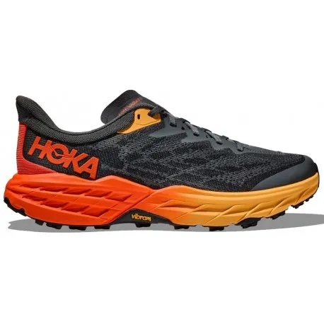 HOKA SPEEDGOAT 5 CASTLEROCK/FLAME FOR MEN'S