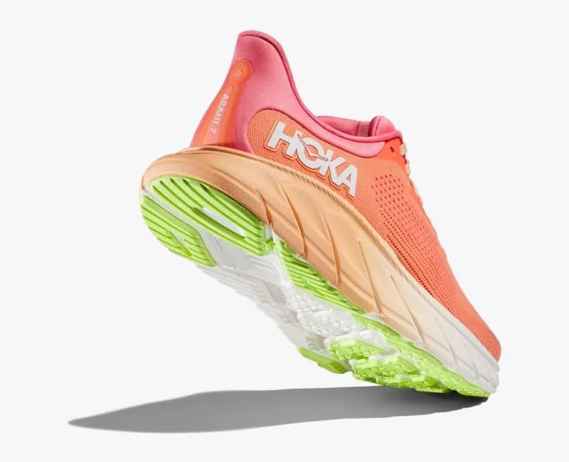 Hoka W Arahi 7 Papaya/Coral Women's