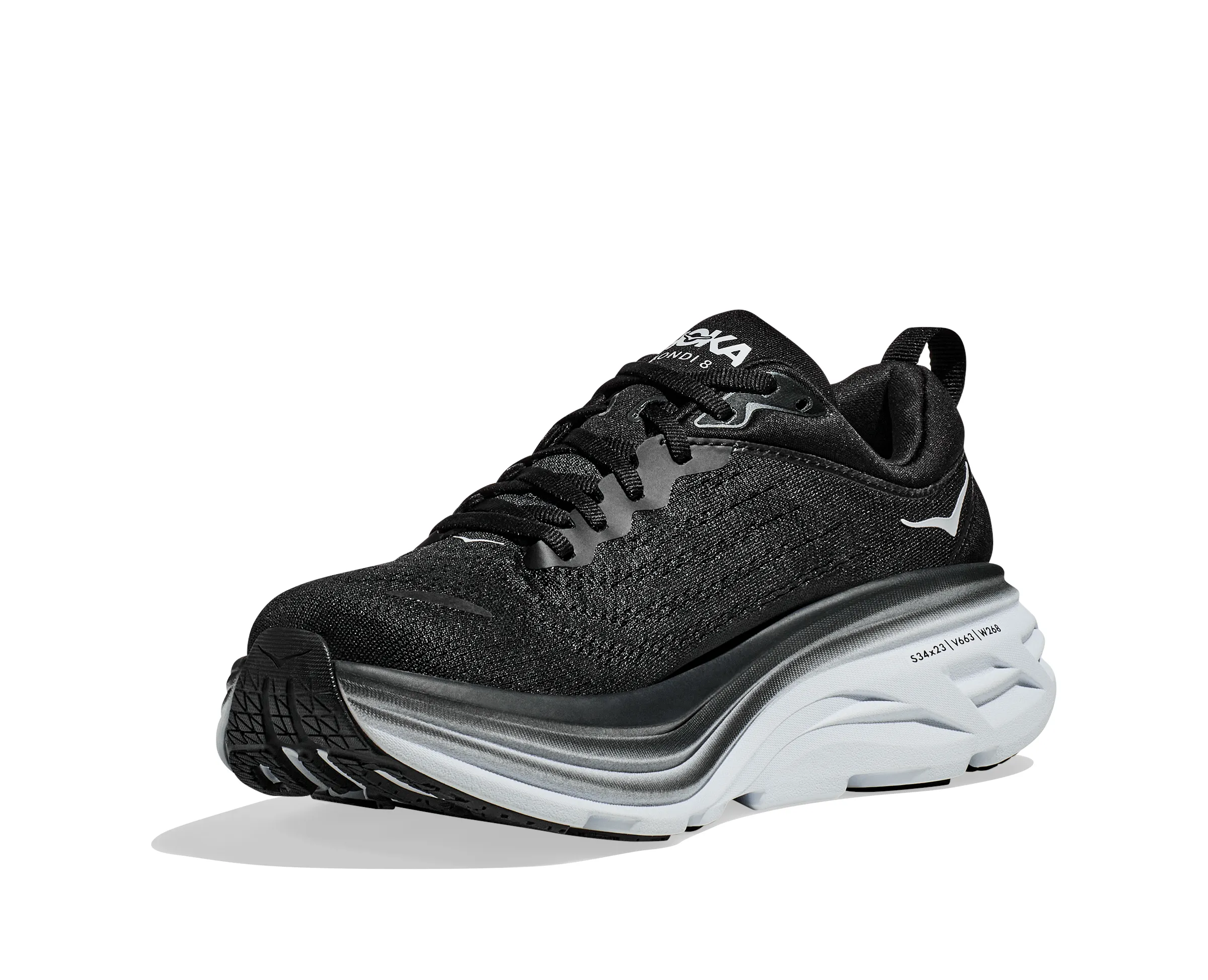 Hoka Women's Bondi 8 - Black/White